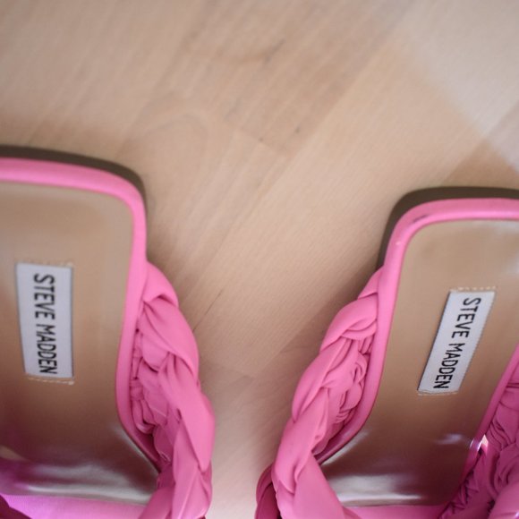 Steve Madden Marina Braided Square Toe Sandals - Picture 9 of 14